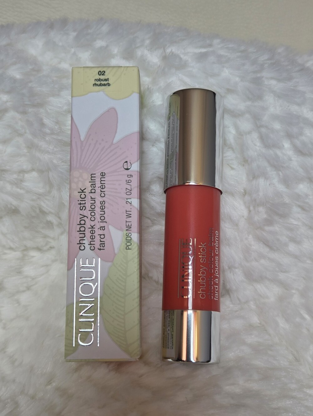Clinique Chubby Stick Cheek Colour Balm — (Robust Rhubarb 02)